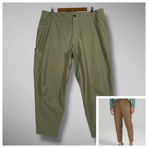 Lululemon Pants Mens 38 Green Chino‎ Utilitech Carpenter Vented Gusset 27"